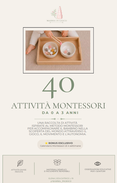 e-book attività montessori